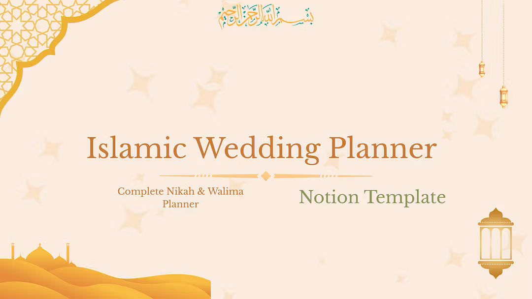 Islamic Wedding Template